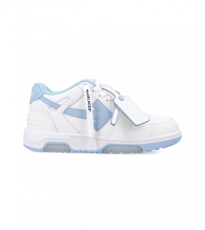Off-white Out Of Office Ooo Low Tops White Light Blue