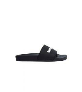 Balenciaga Gaffer Slides Scotch Black