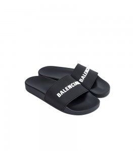 Balenciaga Gaffer Slides Scotch Black - Фото №2