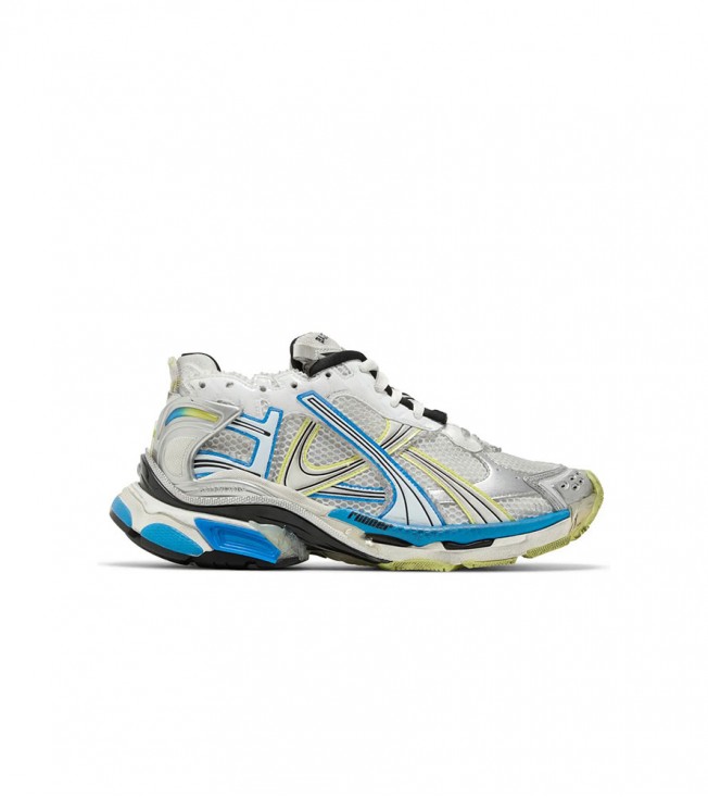Balenciaga Runner Sneaker White Yellow Blue