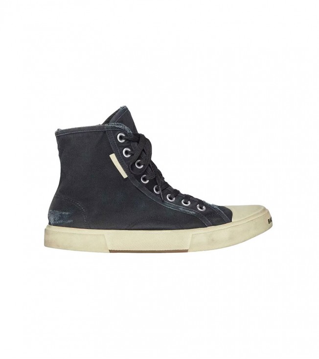 Balenciaga Paris High Top Black Sneakers