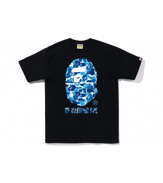 Футболка BAPE ABC Camo By Bathing Ape Tee Black Blue