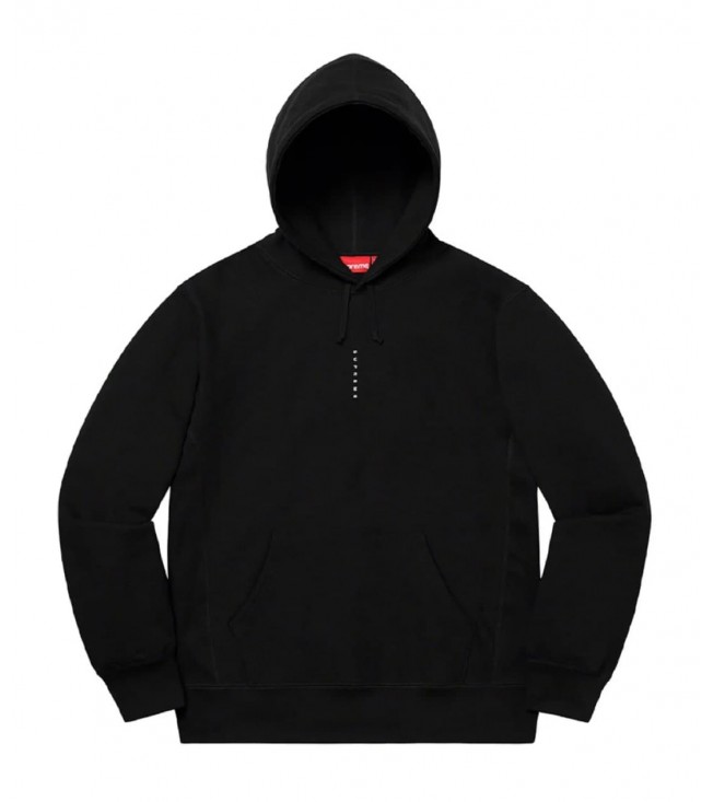 Худи Supreme Micro Logo  Black