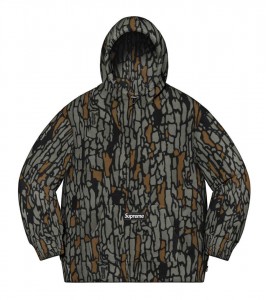 Худи Supreme Polartec  (FW20) Olive Treebark Camo
