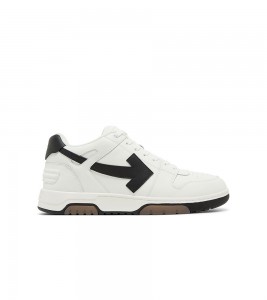 OFF-WHITE Out Of Office OOO 30 MM Low Tops Black White Blue