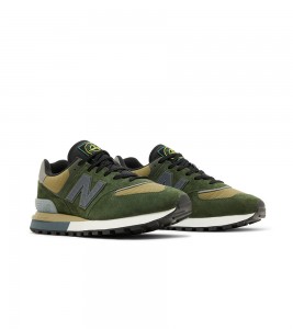 New Balance 574 Legacy Stone Island Dark Green - Фото №2