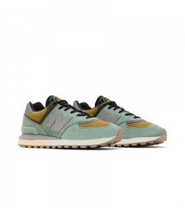 New Balance 574 Legacy Stone Island Light Green - Фото №2