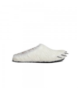 Bravest Studios White Bear Claw Mules