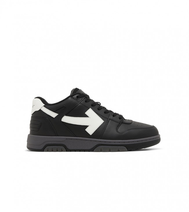 OFF-WHITE Out Of Office OOO Low Tops Black Grey White FW23