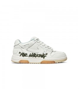 OFF-WHITE Out Of Office OOO Low Tops For Walking White Black