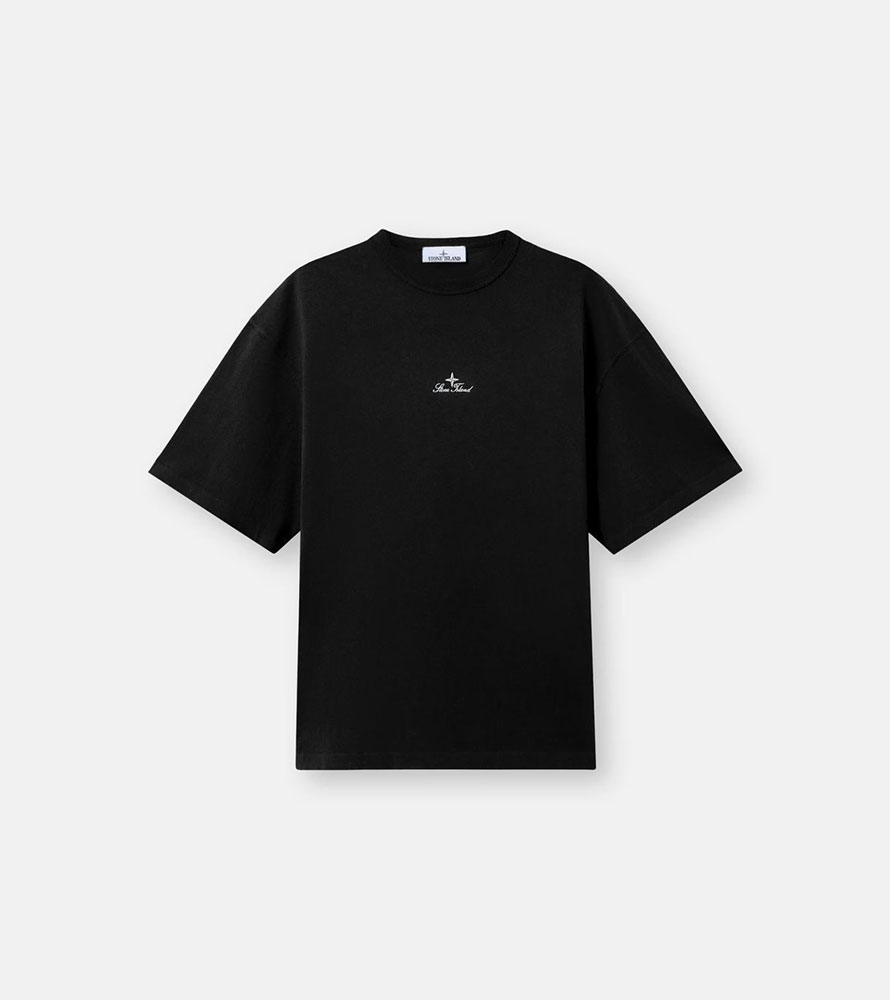 Футболка Stone Island Logo T-shirt Black - L1S152100006S0050-V0029