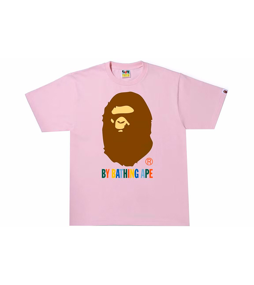 Футболка BAPE Colors By Bathing Ape Tee Pink - Оригинал Купить