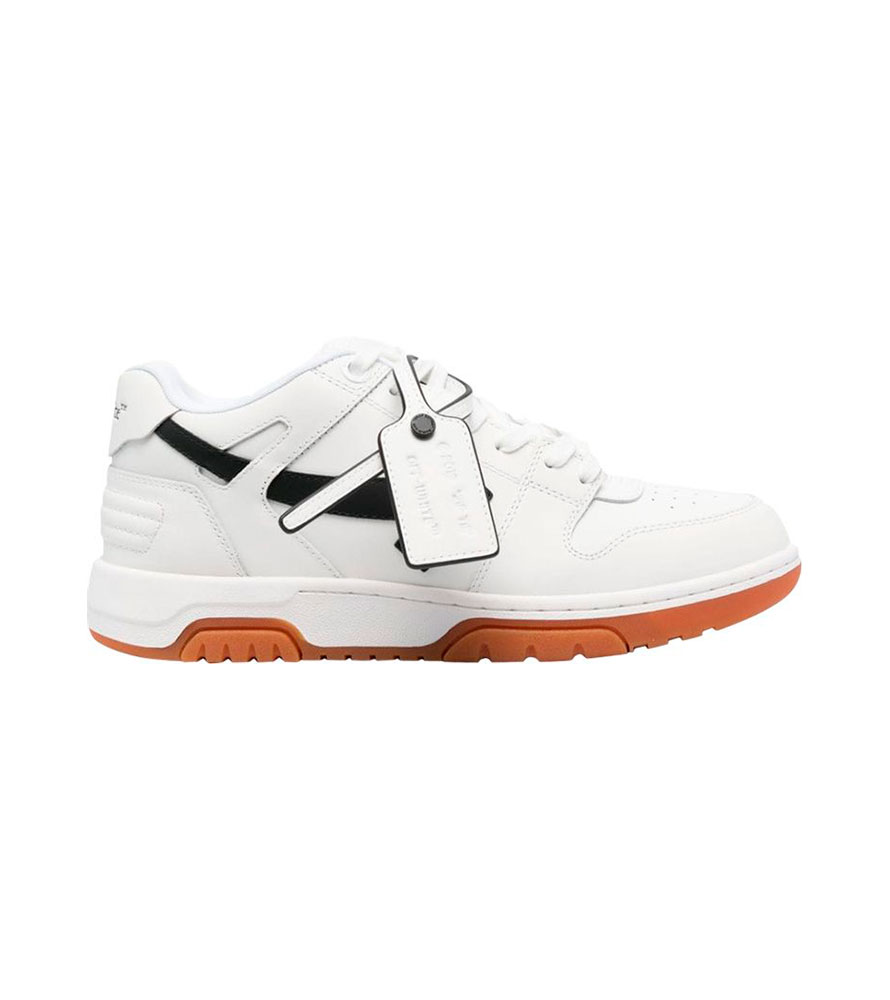 Off-White Out Of Office Calf Leather White Black Gum - OMIA189F23