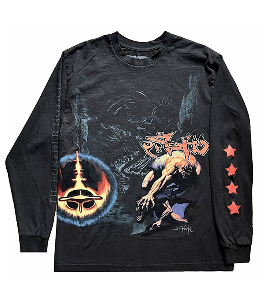 Футболка Travis Scott Utopia Circus Maximus 2023 Tour L/S Tee Black