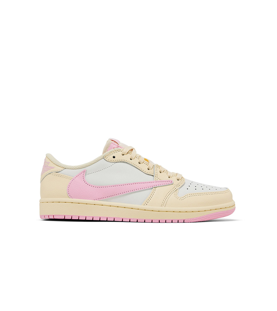 Travis Scott × Nike Air Jordan 1 シャイピンク Jordan 1 Retro Low OG SP Travis Scott Shy Pink - IQ7604-100