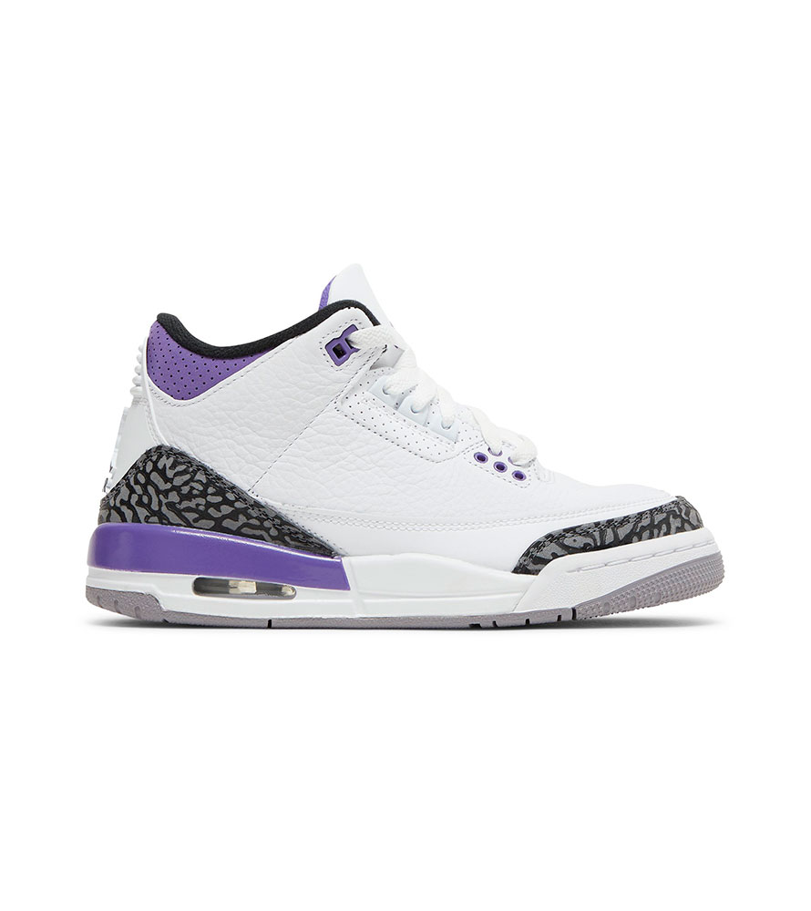 nike エア ジョーダン 3 DM0967-105 スニーカー　24cm Jordan 3 Retro Dark Iris (GS) - DM0967-105-A - Купить, Цена