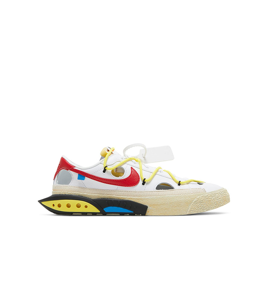 新品未着用タグ箱付　Off-White × Nike Blazer Low 27 Nike Blazer Low Off-White University Red - DH7863-100 - Купить