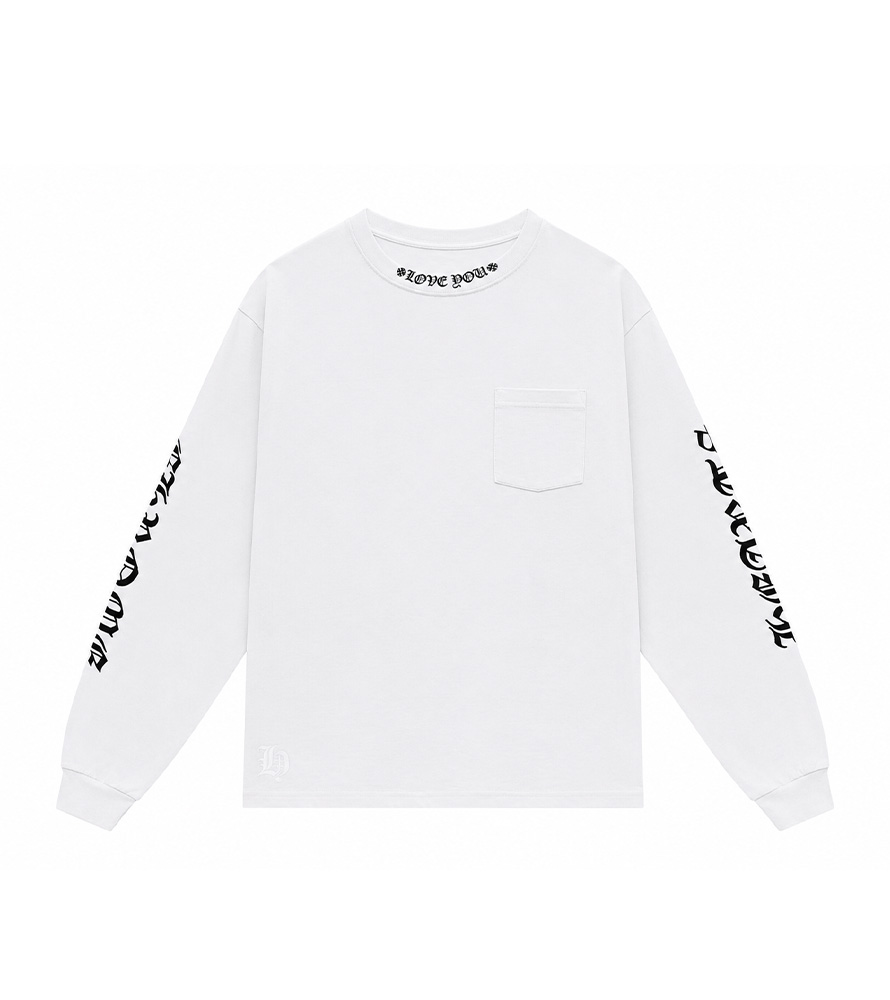 CHROME HEARTS スウェット ホワイト XXL Свитшот Свитшот Chrome Hearts Love You White - CH-240941 - Купить