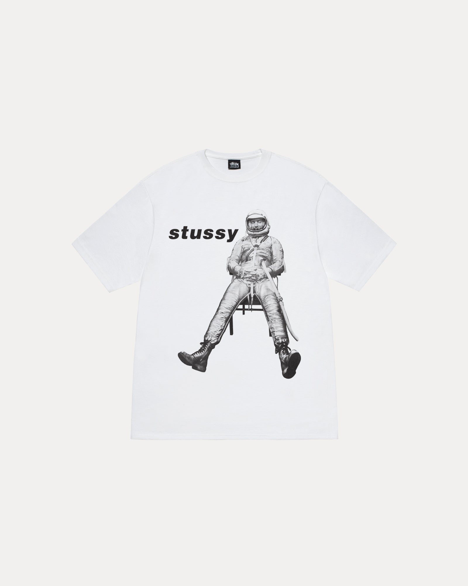 Футболка Stussy Astronaut Tee White - 1905107-white-in-stock